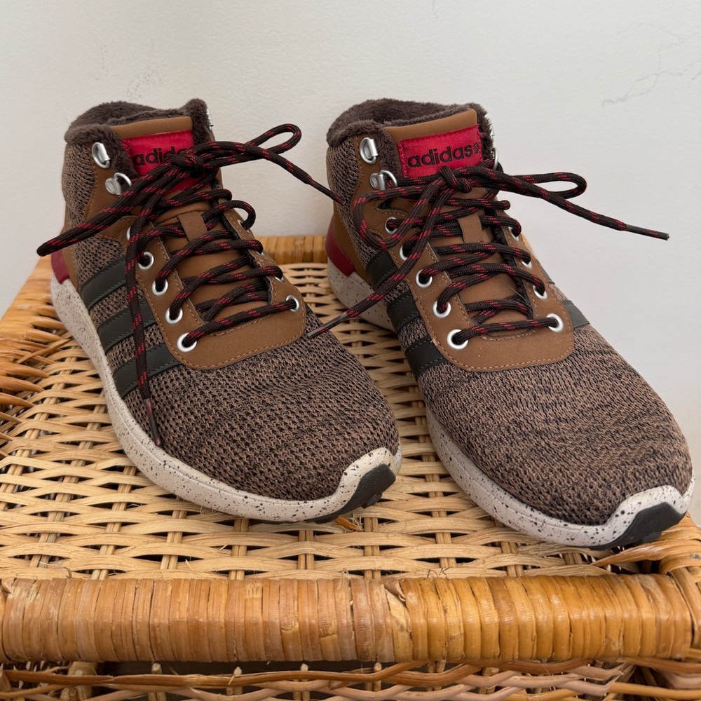 Adidas Men’s NEO Ortholite Sneakers  | Brown/Red